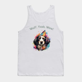 Woofy Adventure - Funny Dog Design Tank Top